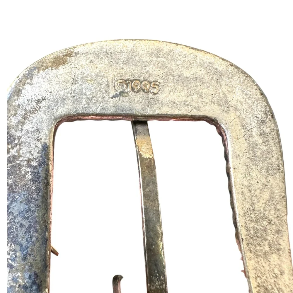 Justin Vintage Pebbled Leather Belt